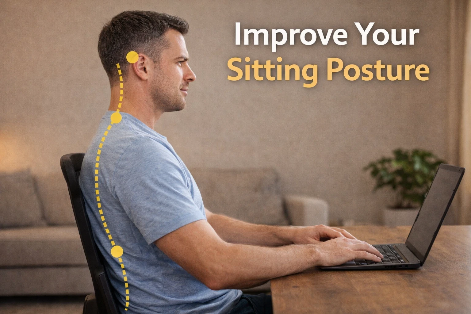 Improve your posture how to relieve I eve sciatica pain at home image