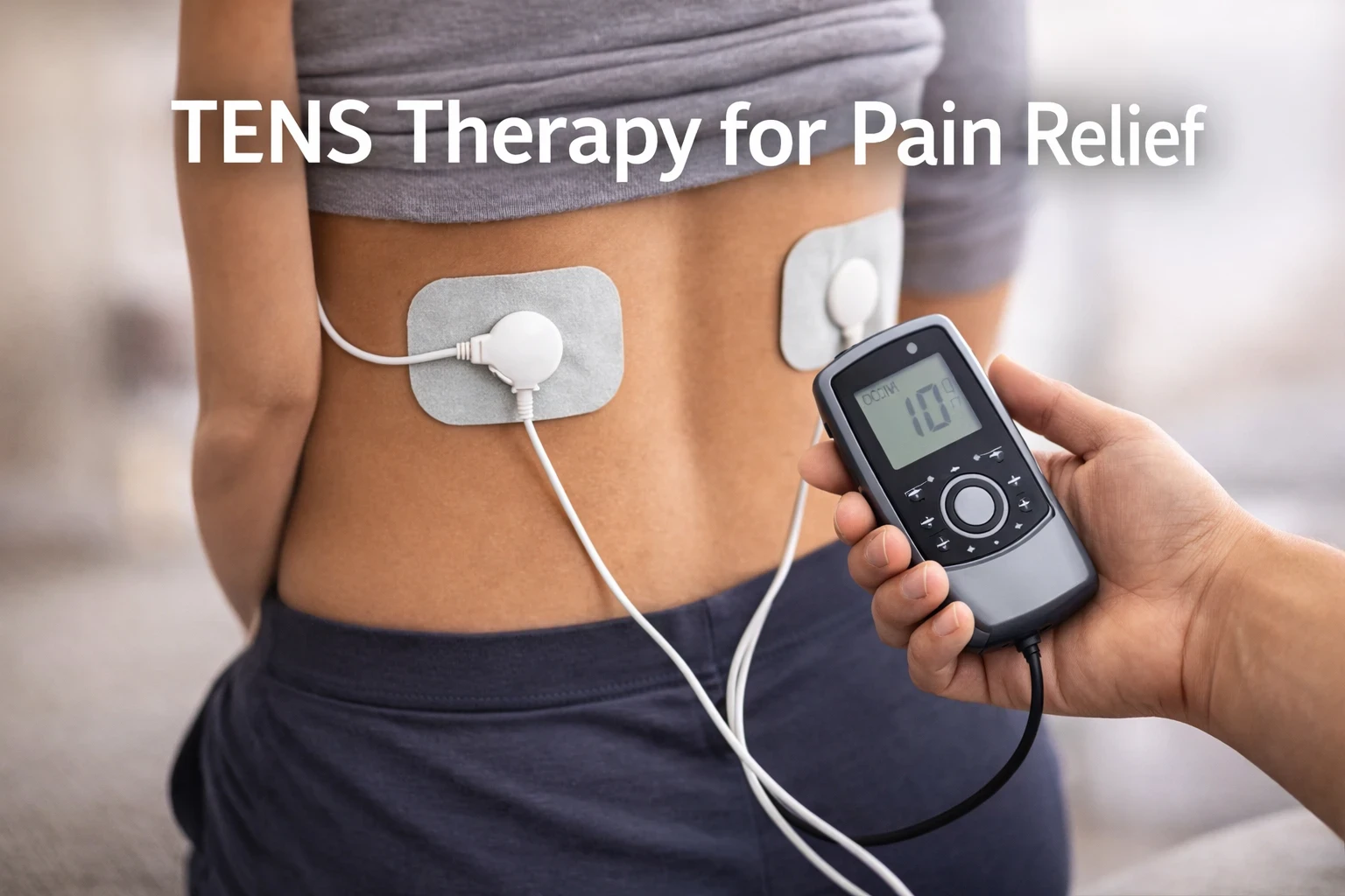 Tens therapy for pain relief image