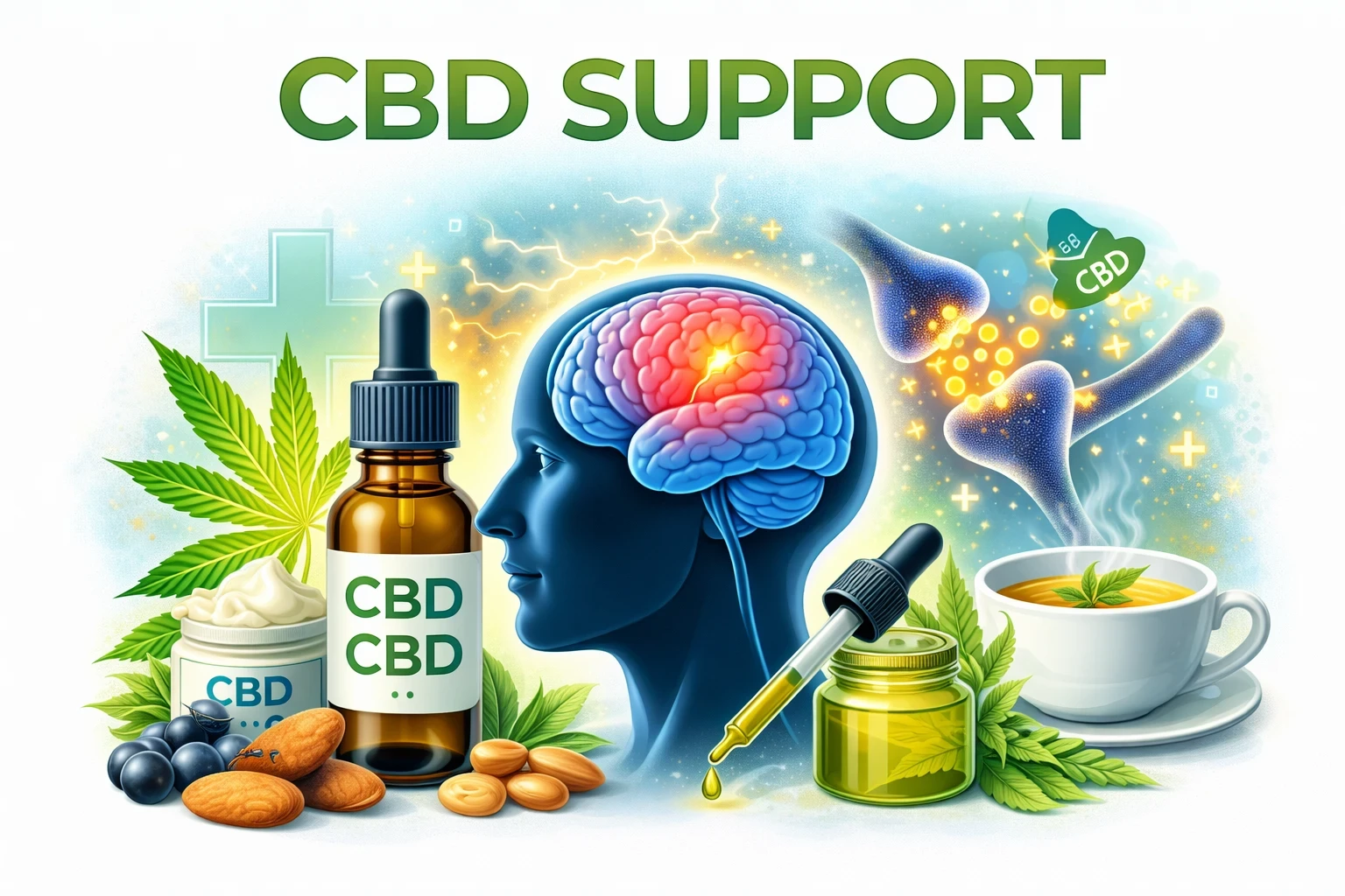 CBD support for brain pain image