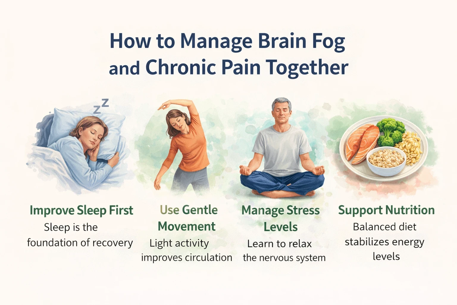 How to manage brain fog and pain together image