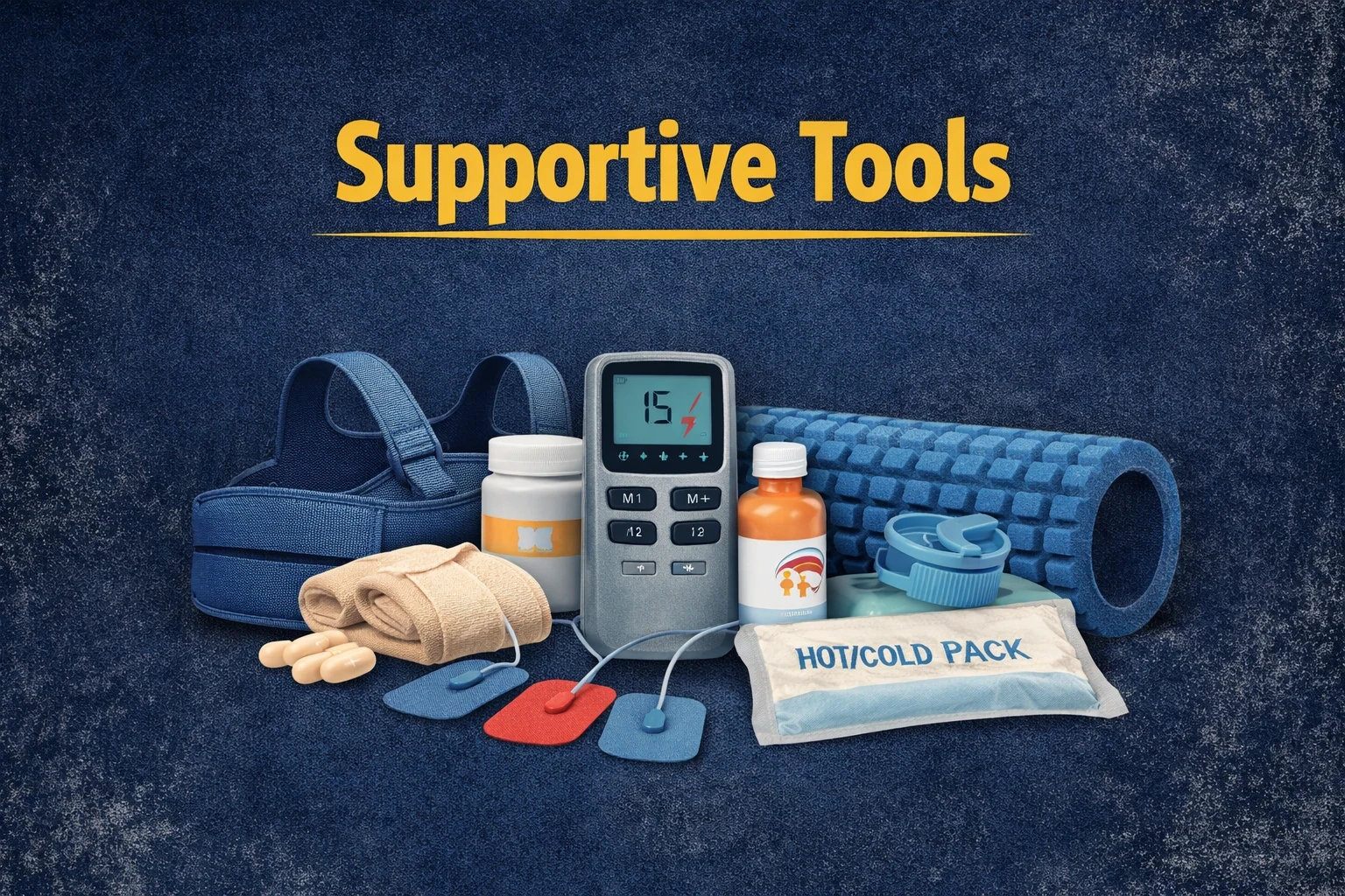 Supportive tools for Tietze syndrome symptoms imagr
