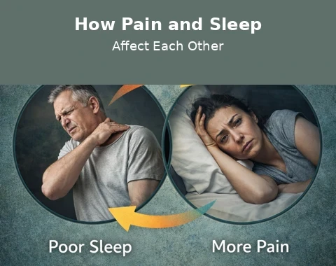 How pain and sleep affect each other image