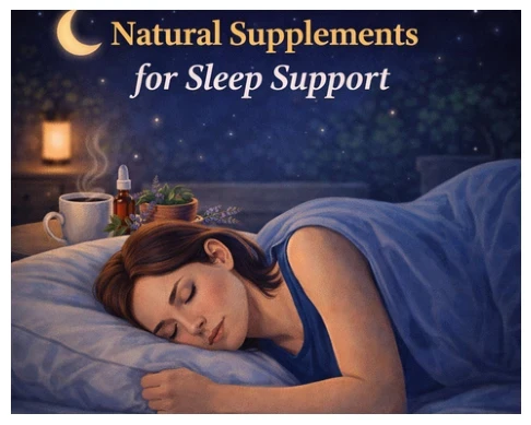 Natural supplements for sleep support image