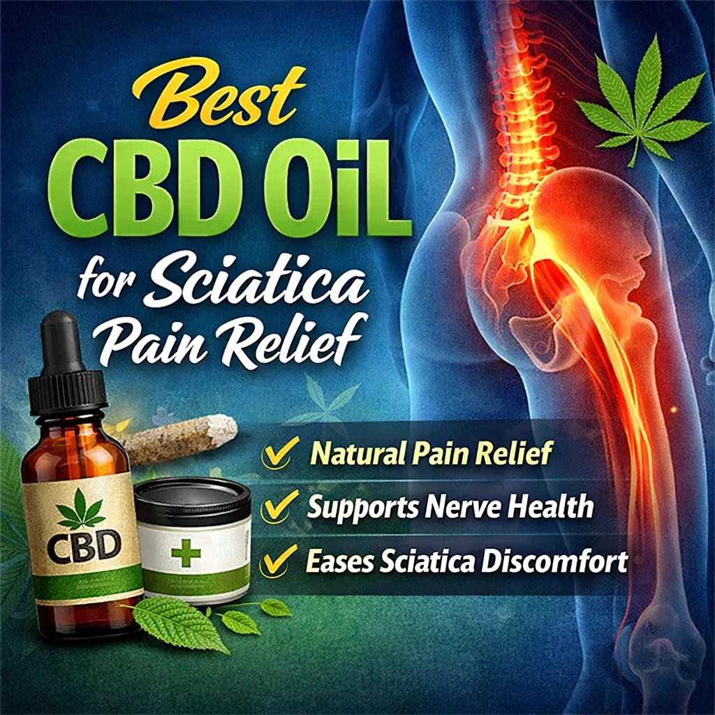 Best CBD oils for sciatica pain relief image