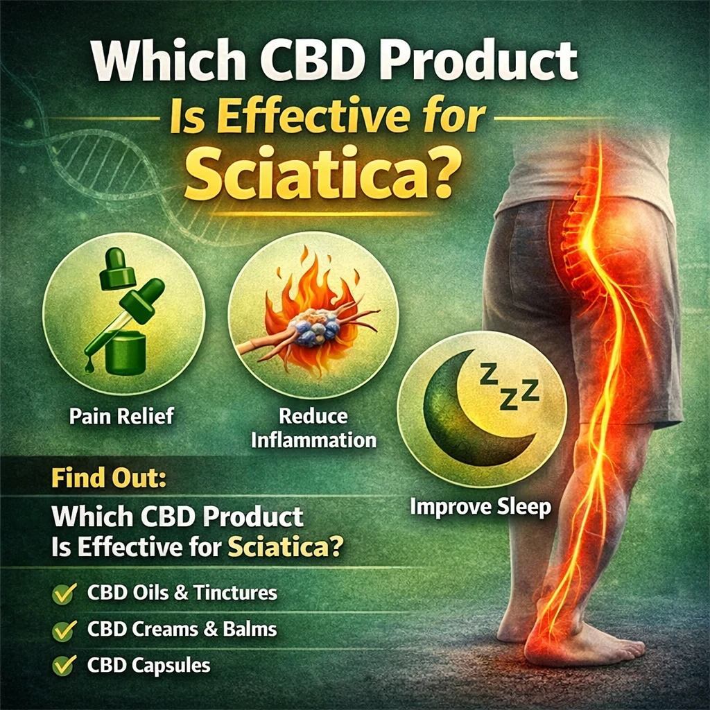 Which CBD Product Is Effective for Sciatica image