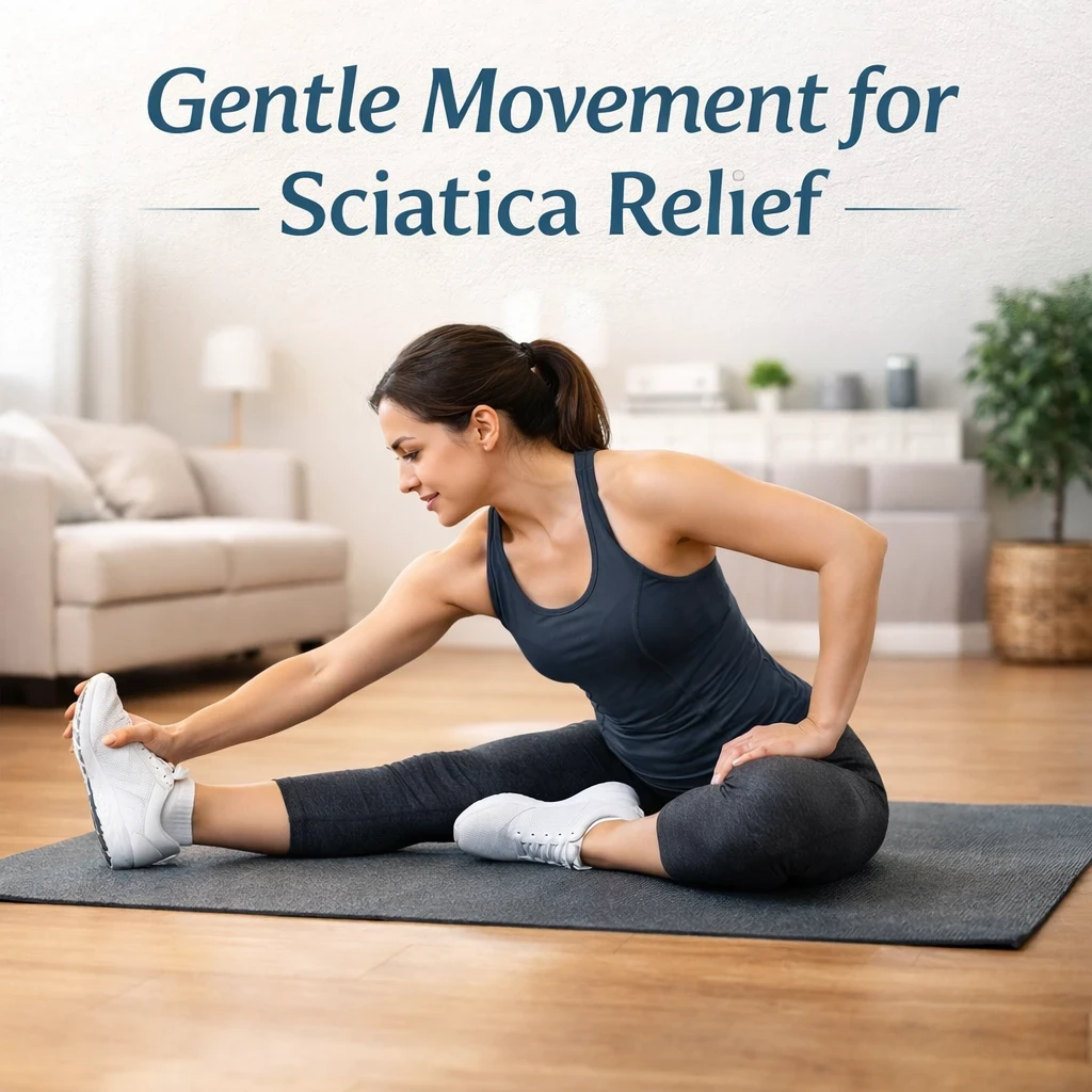 Gentle movement for sciatica pain relief image