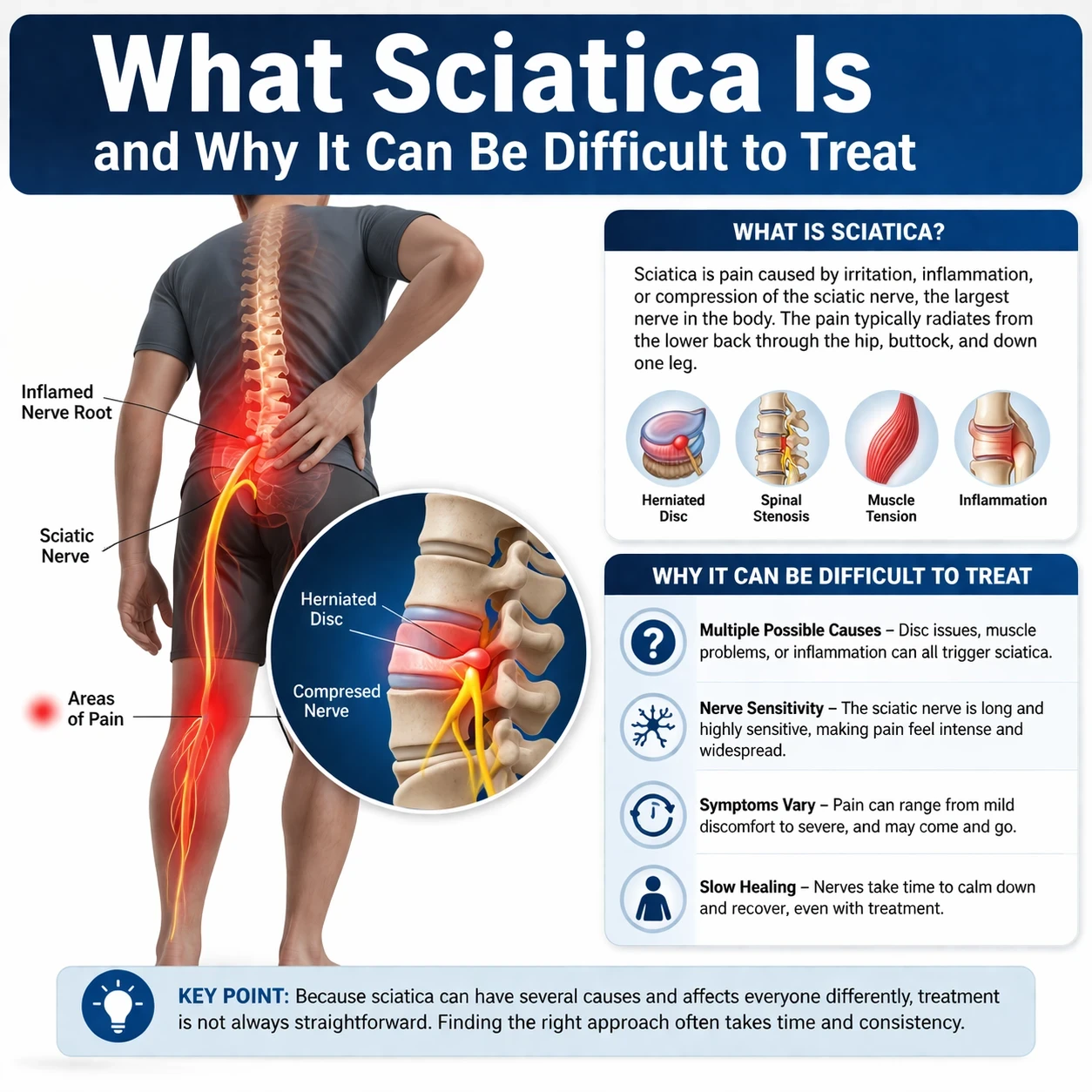 What s sciatica is and why it can be difficult to treat image