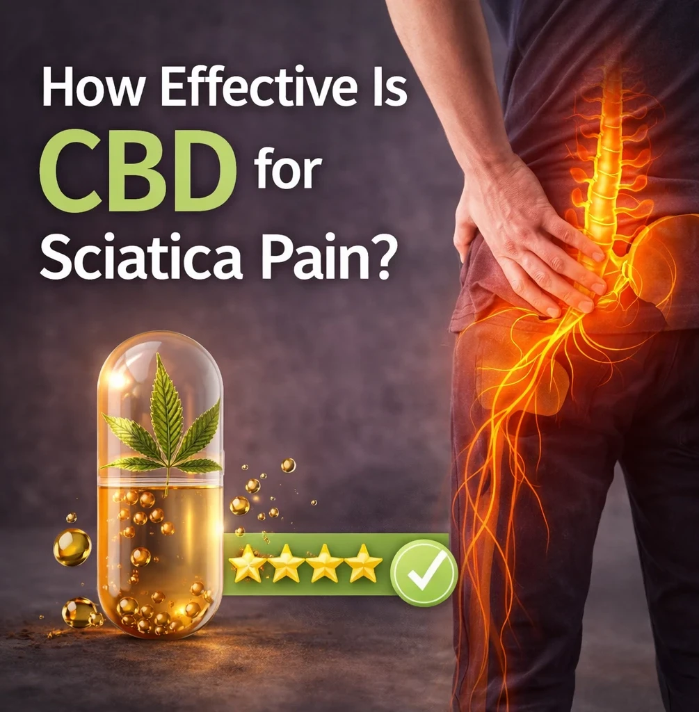 How effective is cbd for sciatica pain relief image