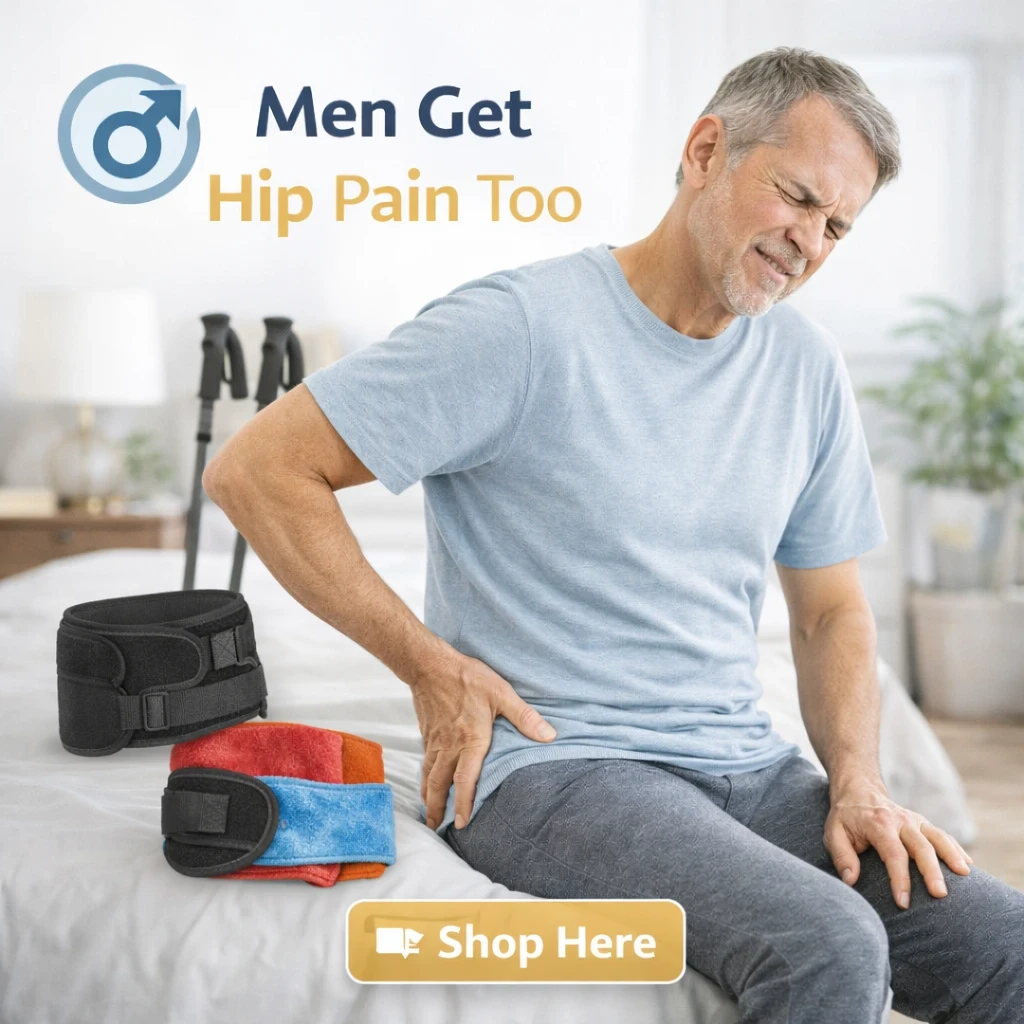 Men get hip pain too image