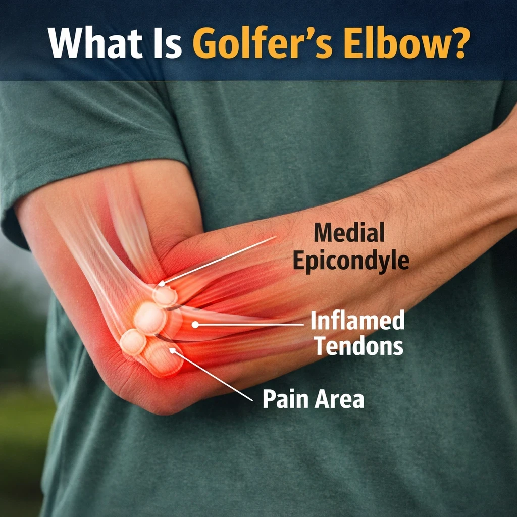 What is golfers elbow image