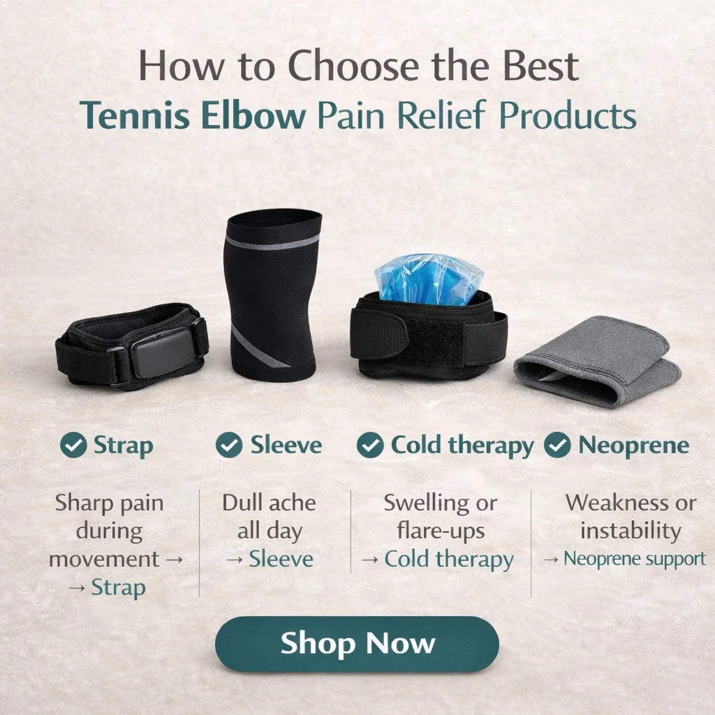 How to choose the best tennis elbow pain relief products image
