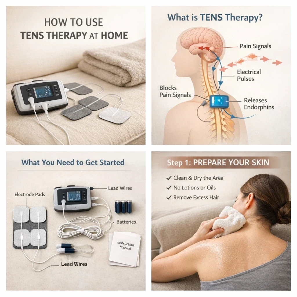 How to use TENS therapy at home image 