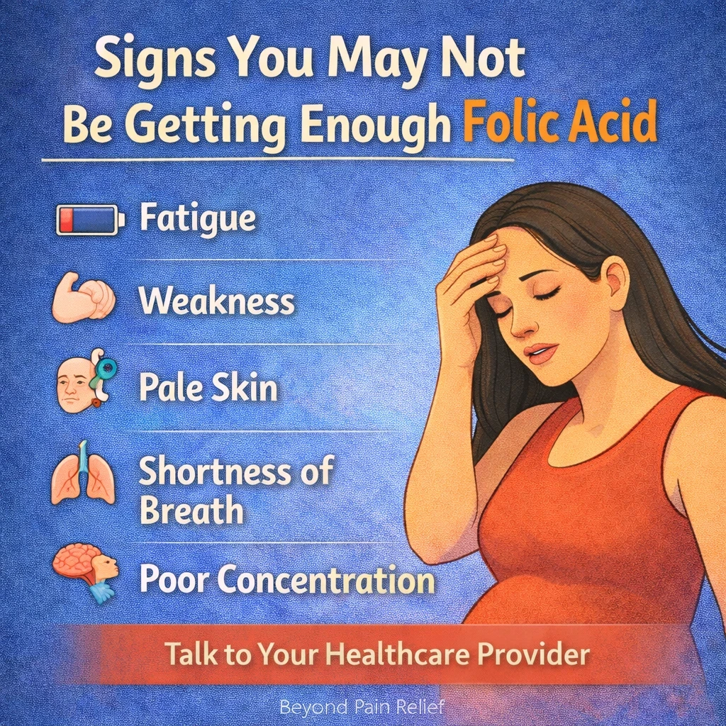 Signs You May Not be getting enough folic acid image