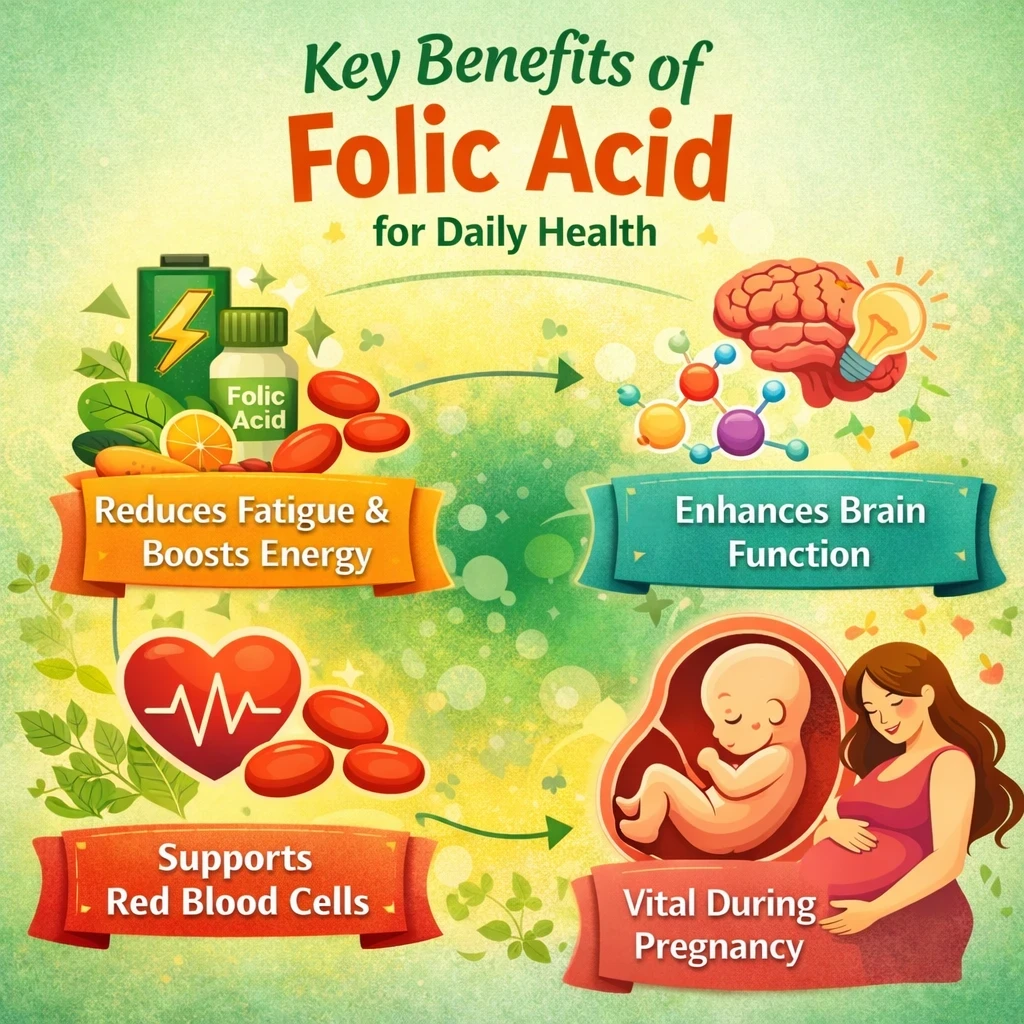 Key Benefits of folic acid image 