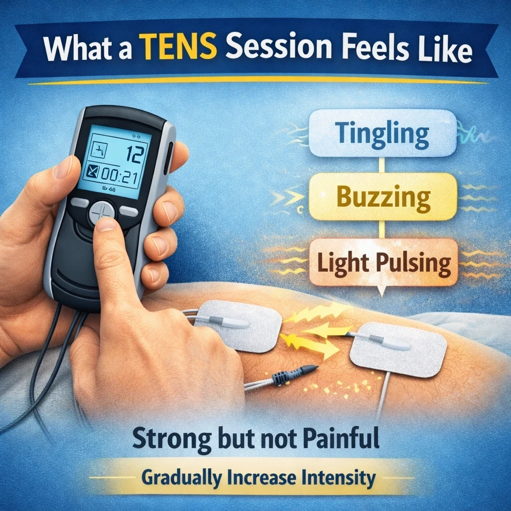 What a TENS session feels like image