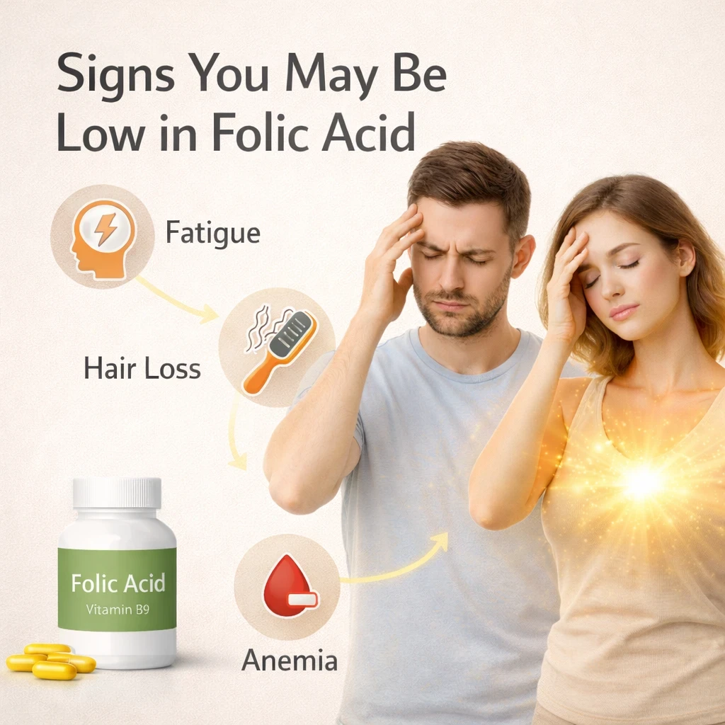 Signs You May be low in folic acid image