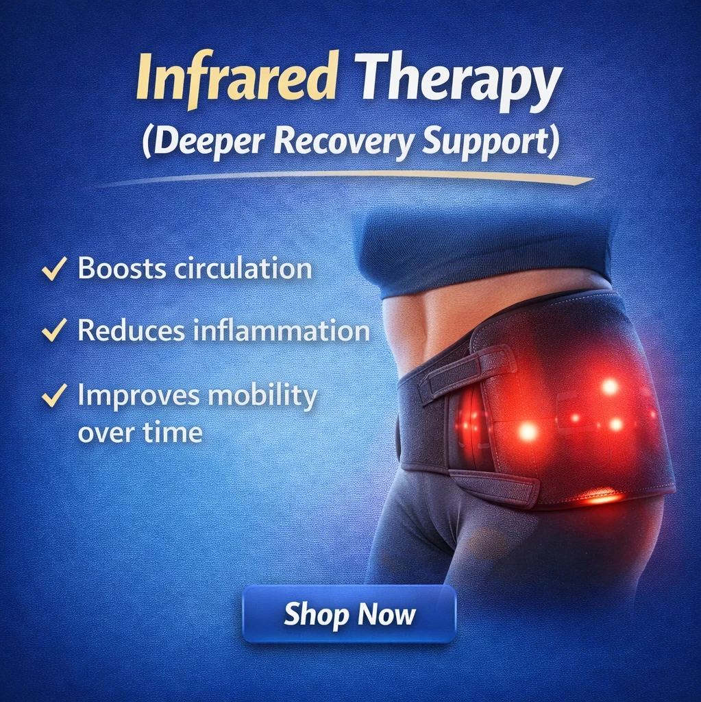 Infrared most effective treatment for hip pain relief image