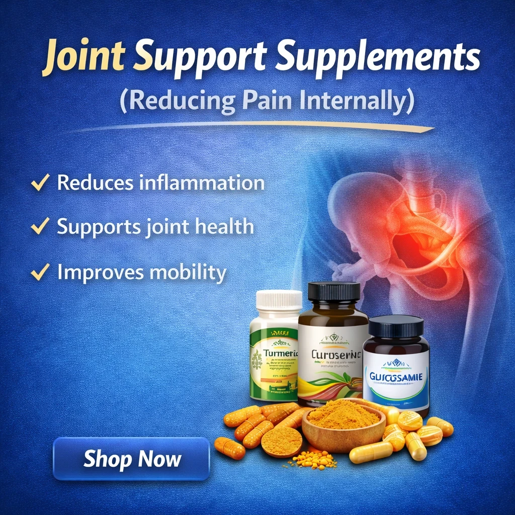 Joint pain supplements as part of most effective treatment for hip pain image