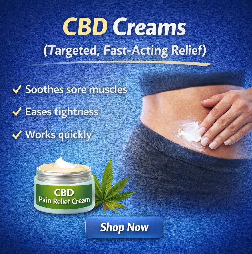 CBD creams for effective hip pain relief image