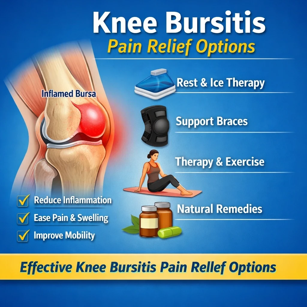 Knee Bursitis Pain Relief Options image