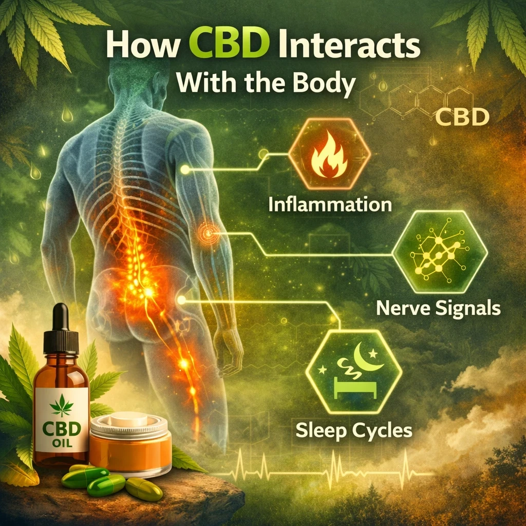 How cbd interacts with the body image