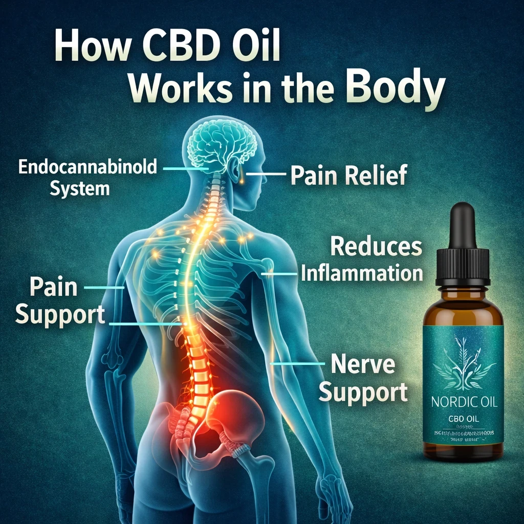 How CBD oil works in the body image