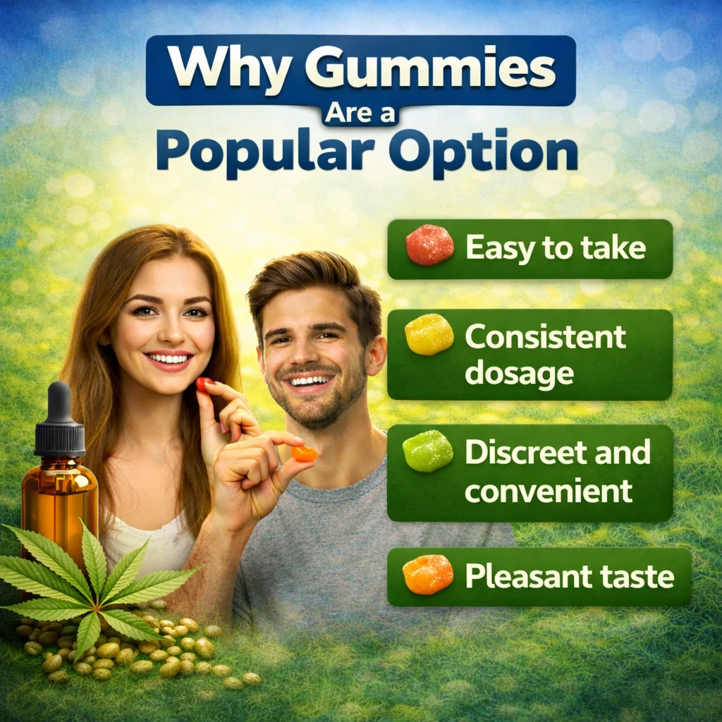Why CBD gummies are a popular option image