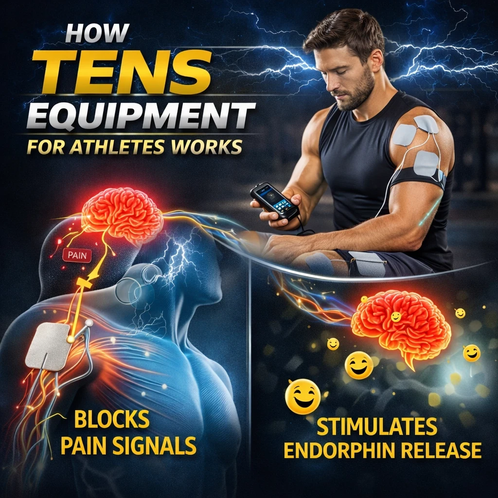 How TENS equipment for athletes works image