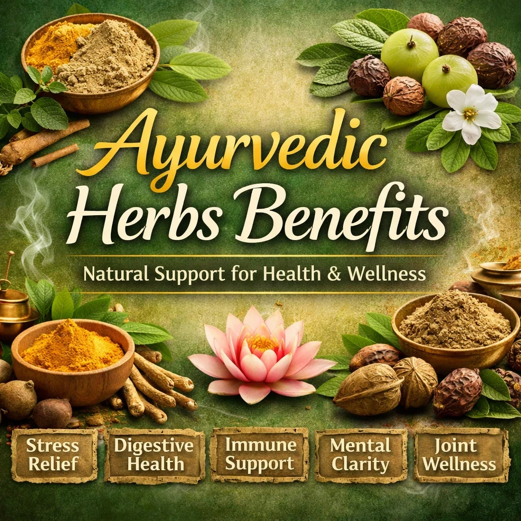 Ayurvedic Herbs benefits image