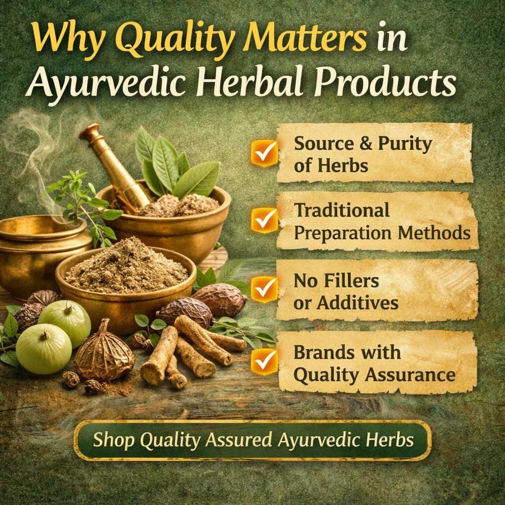 Why quality matters in Ayurvedic herbal products image