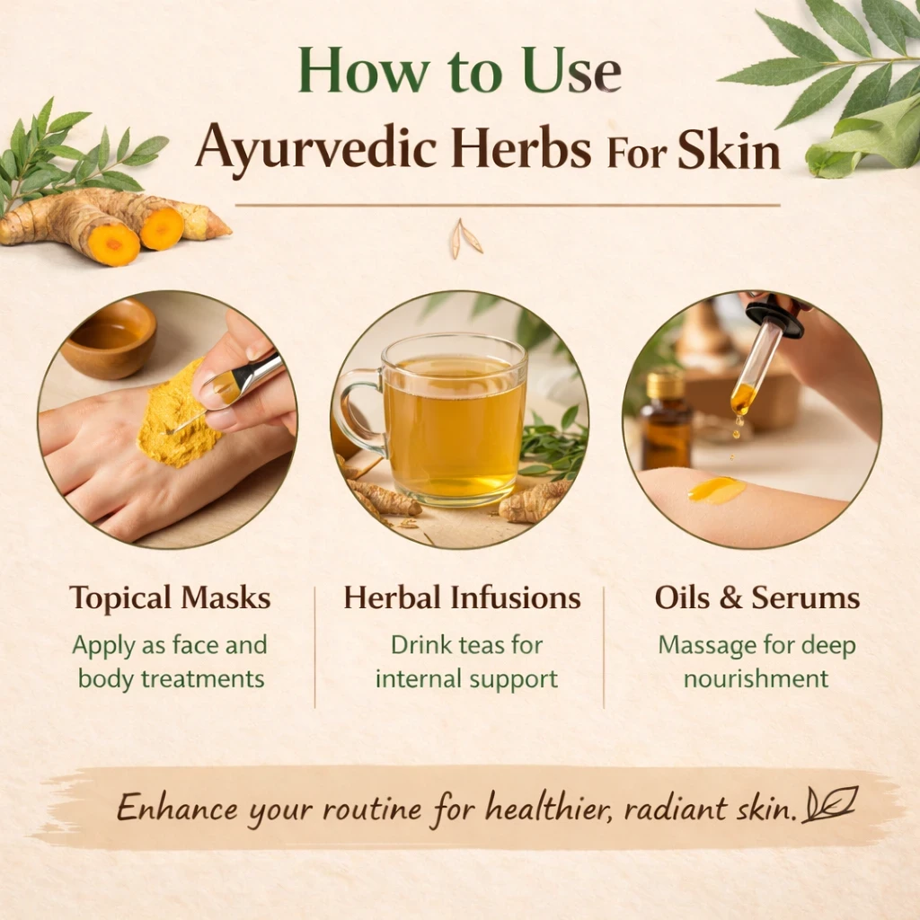 How to use herbs for skin image