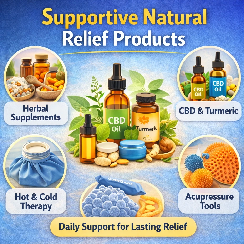 Supportive natural neck pain relief products image