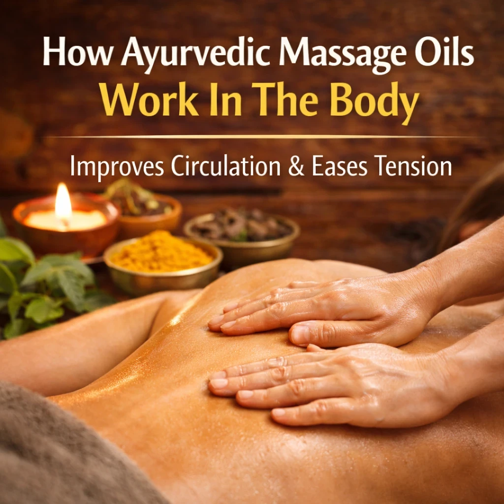How Ayurvedic massage oils work in the body image