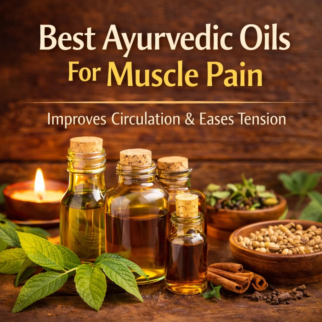 Best Ayurvedic oils for muscle pain image