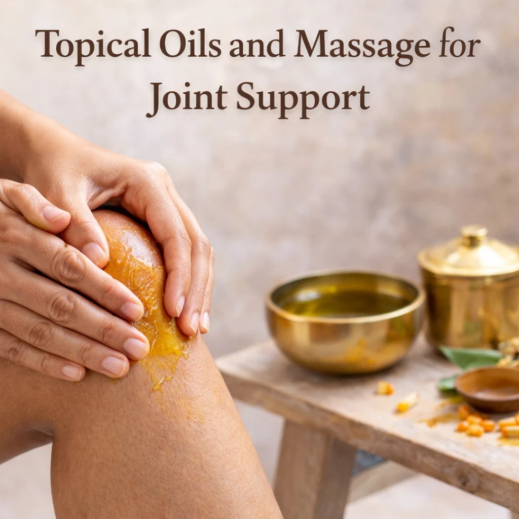 Topical oils for massage and support image