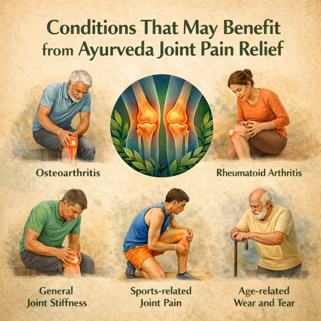 Conditions that may benefit from Ayurvedic joint pain relief image