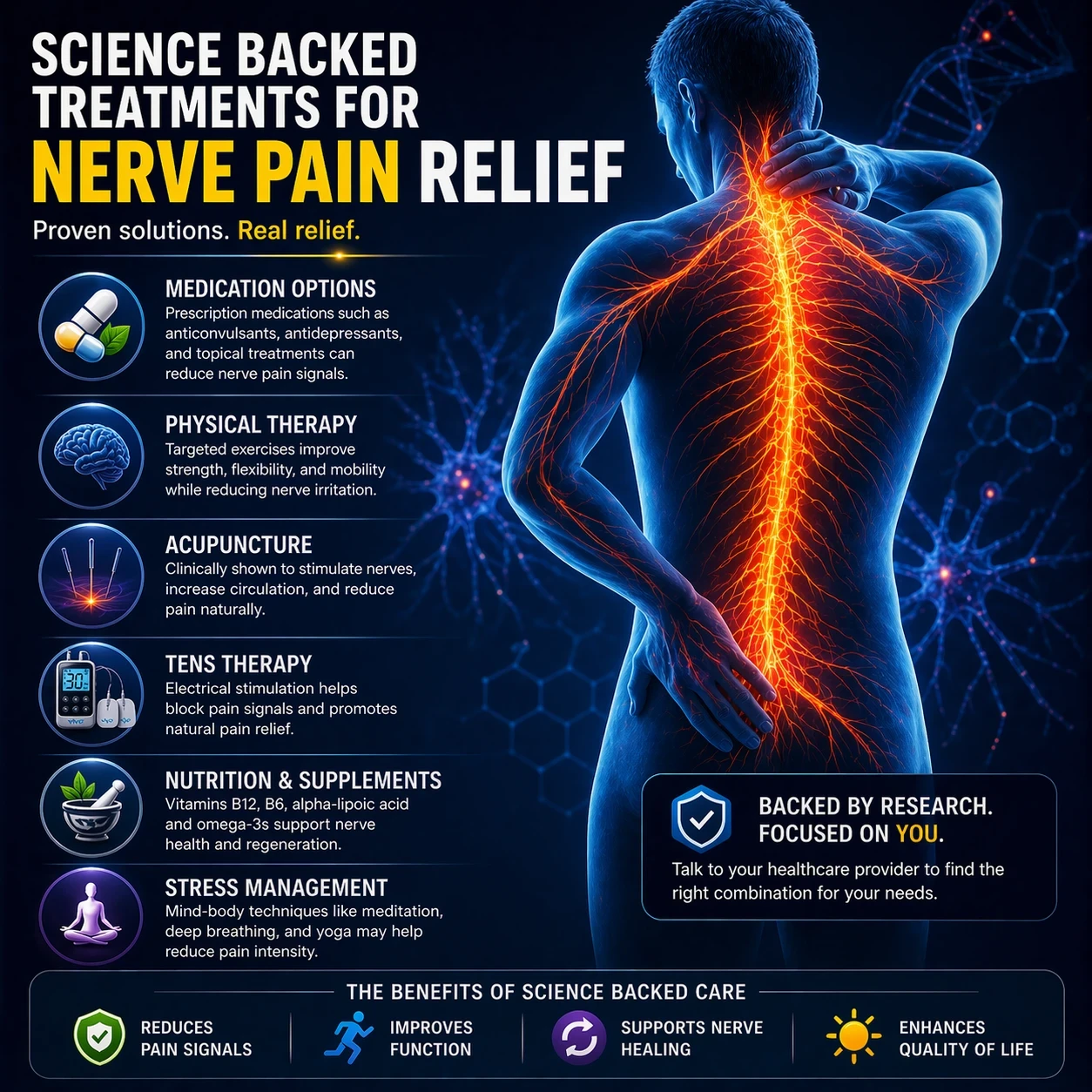 Science backed medical treatment for nerve pain image