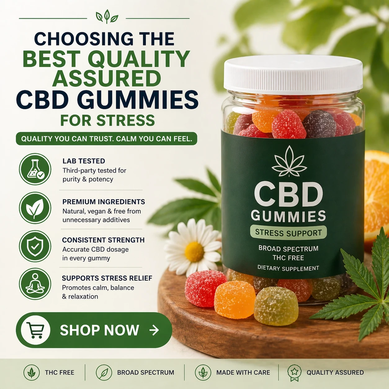 Choosing the best quality assured CBD Gummies image