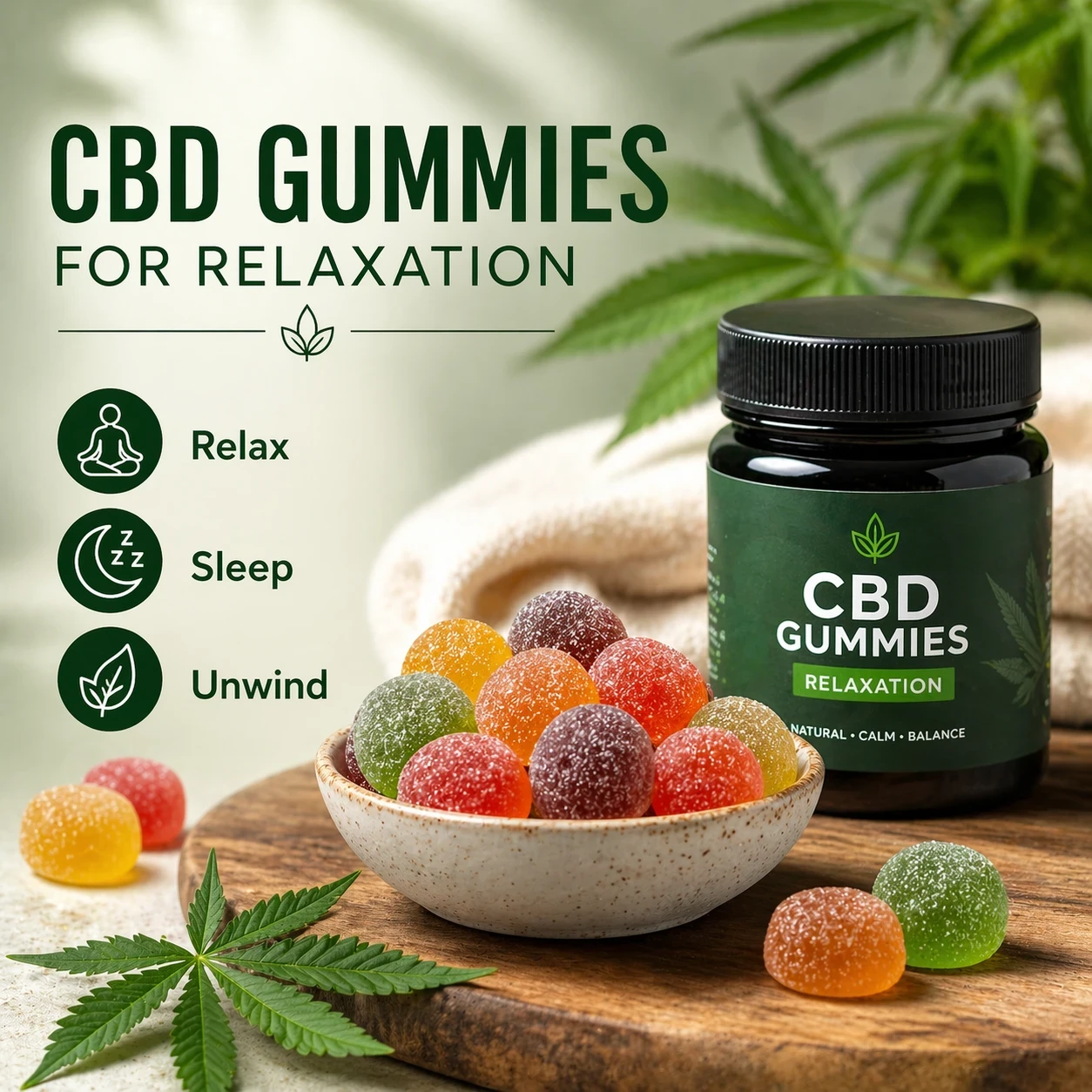 CBD Gummies for relaxation image