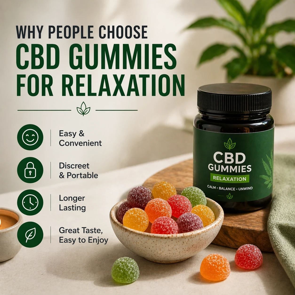 Why People Choose CBD Gummies for relaxation image
