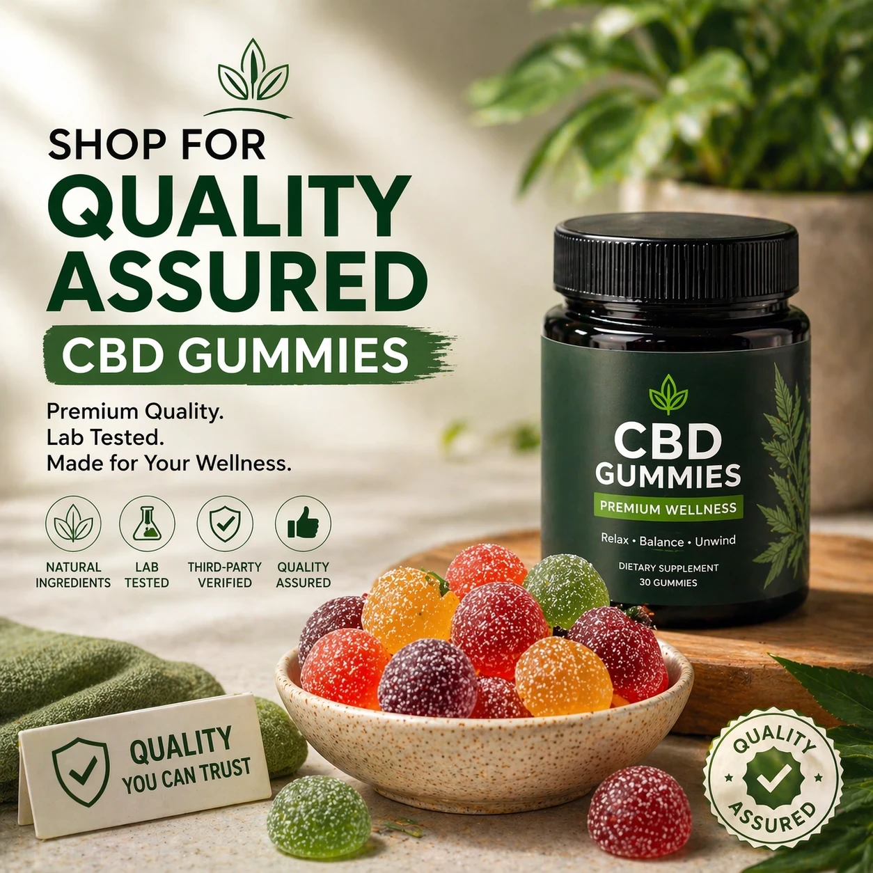 Shop for Quality Assured CBD Gummies image