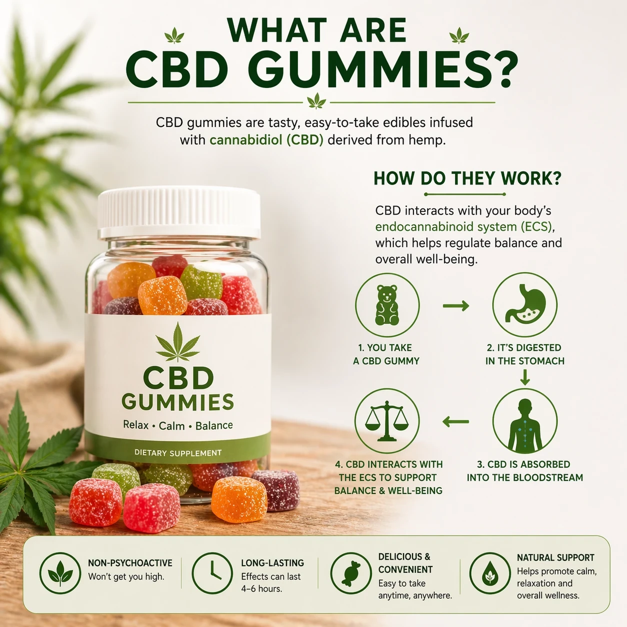 What are CBD Gummies how do they work image