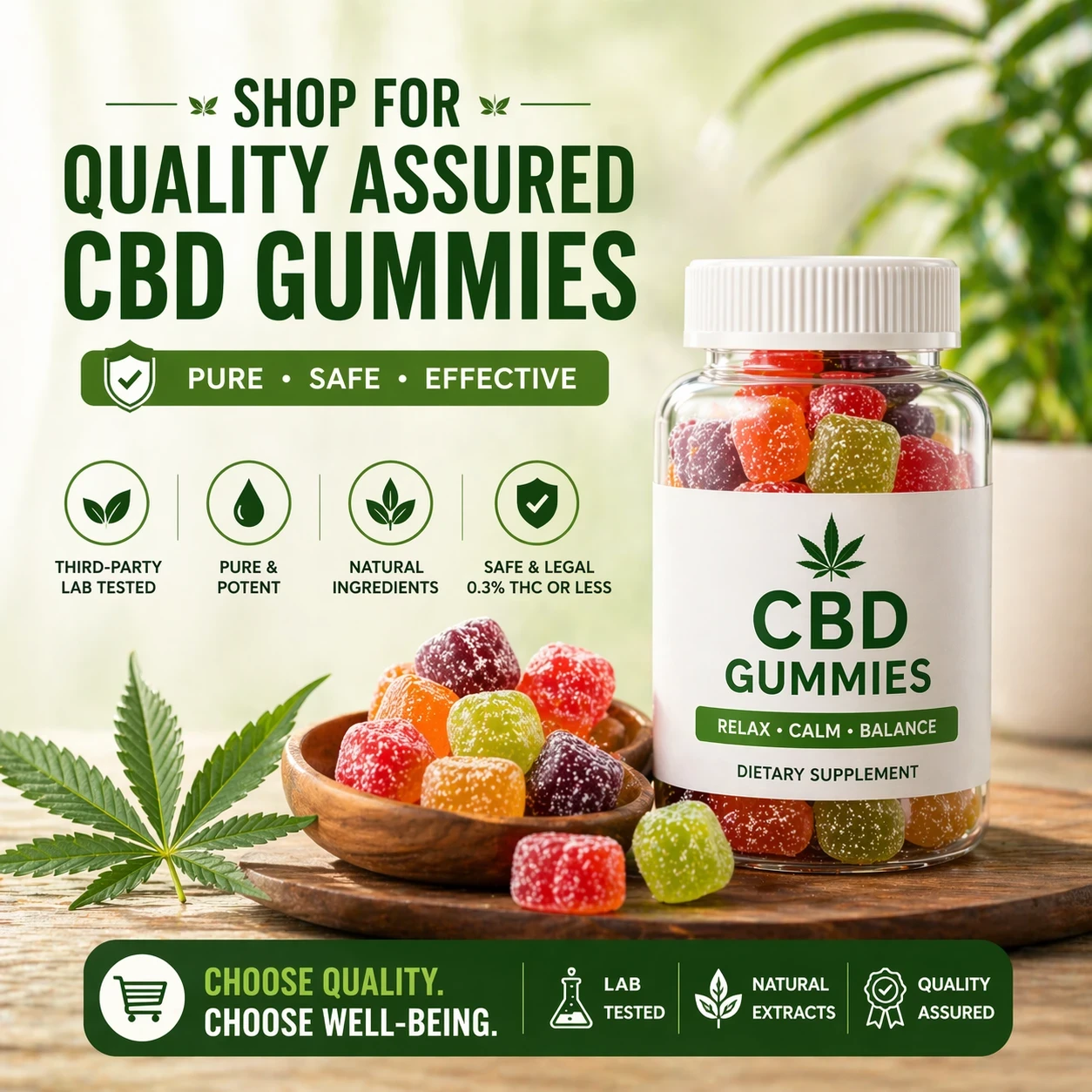 Shop for Quality Assured CBD Gummies image