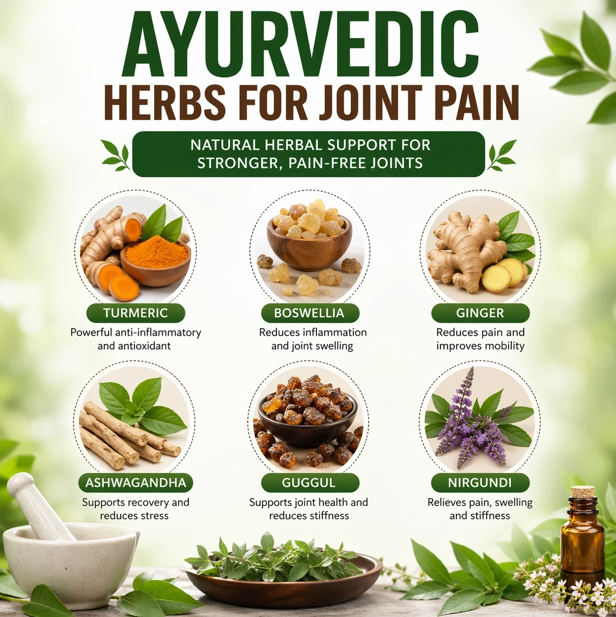 Ayurvedic Herbs for joint pain image