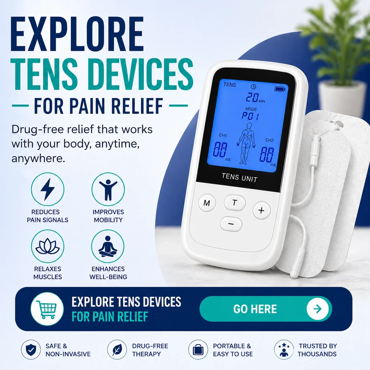 Explore TENS Devices for Pain Relief image