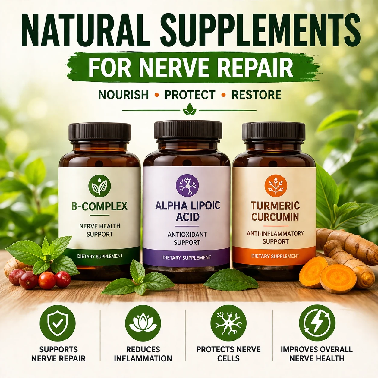 Natural Supplements for Nerve Repair image