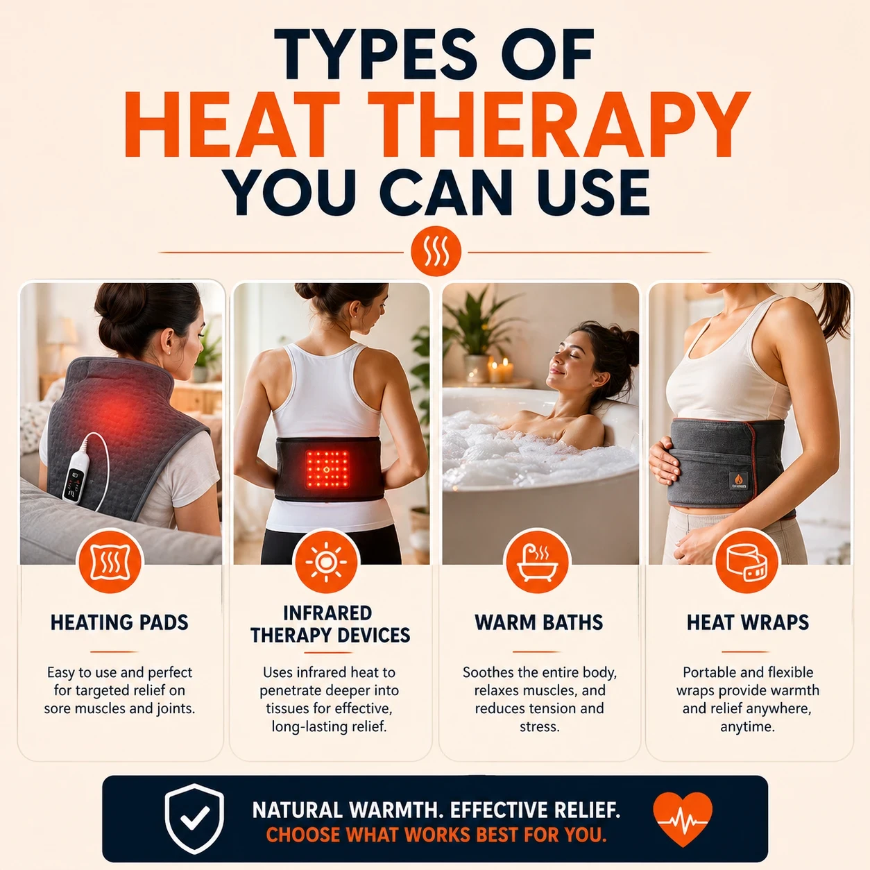 Types of Heat Therapy you can use image
