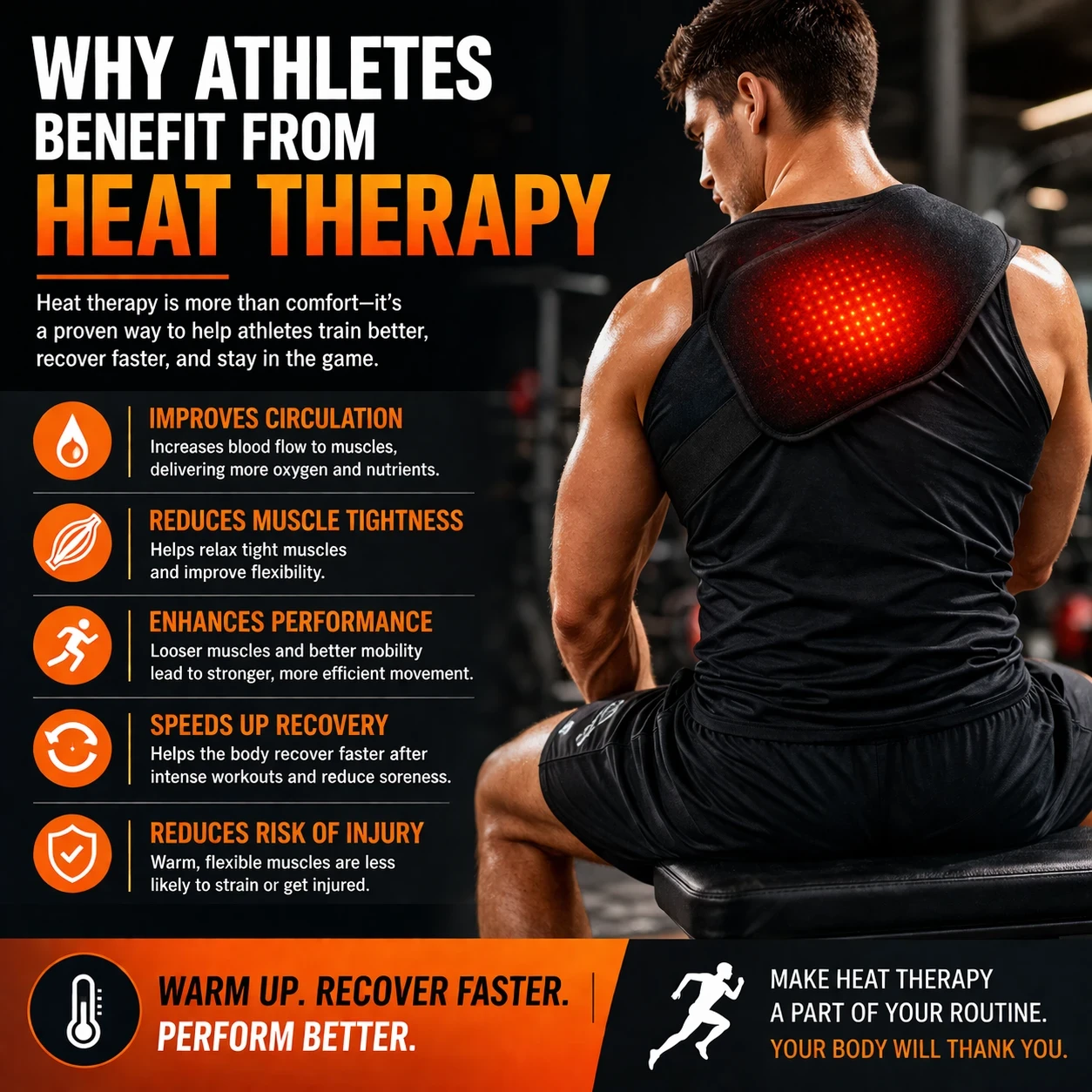 Why Athletes benefit from heat therapy image