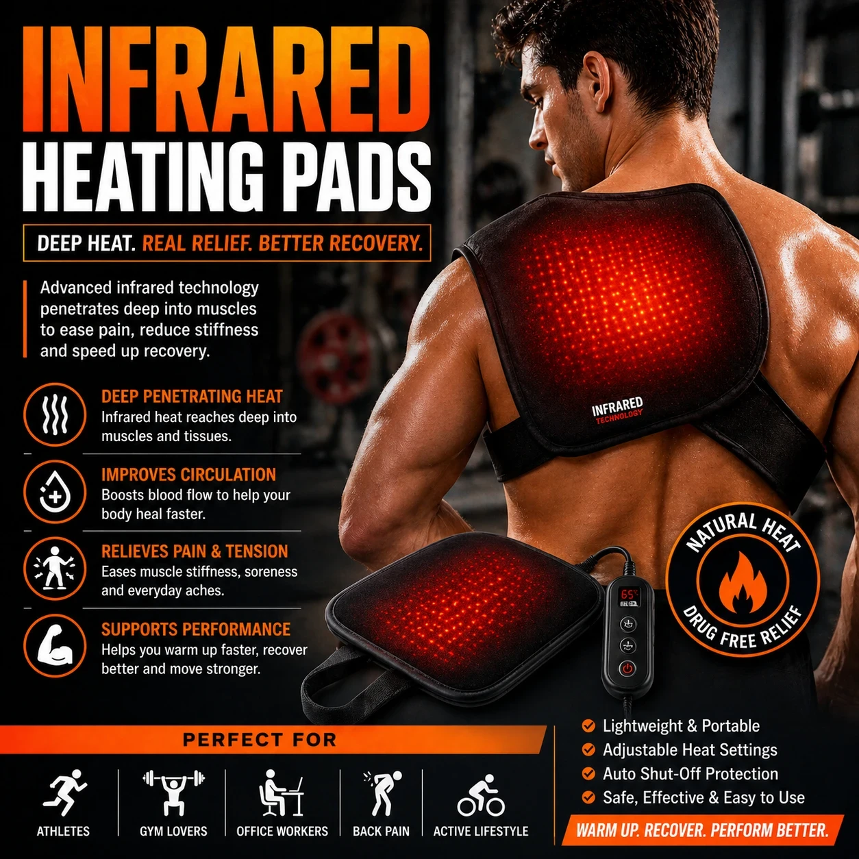 Infrared heating pads image