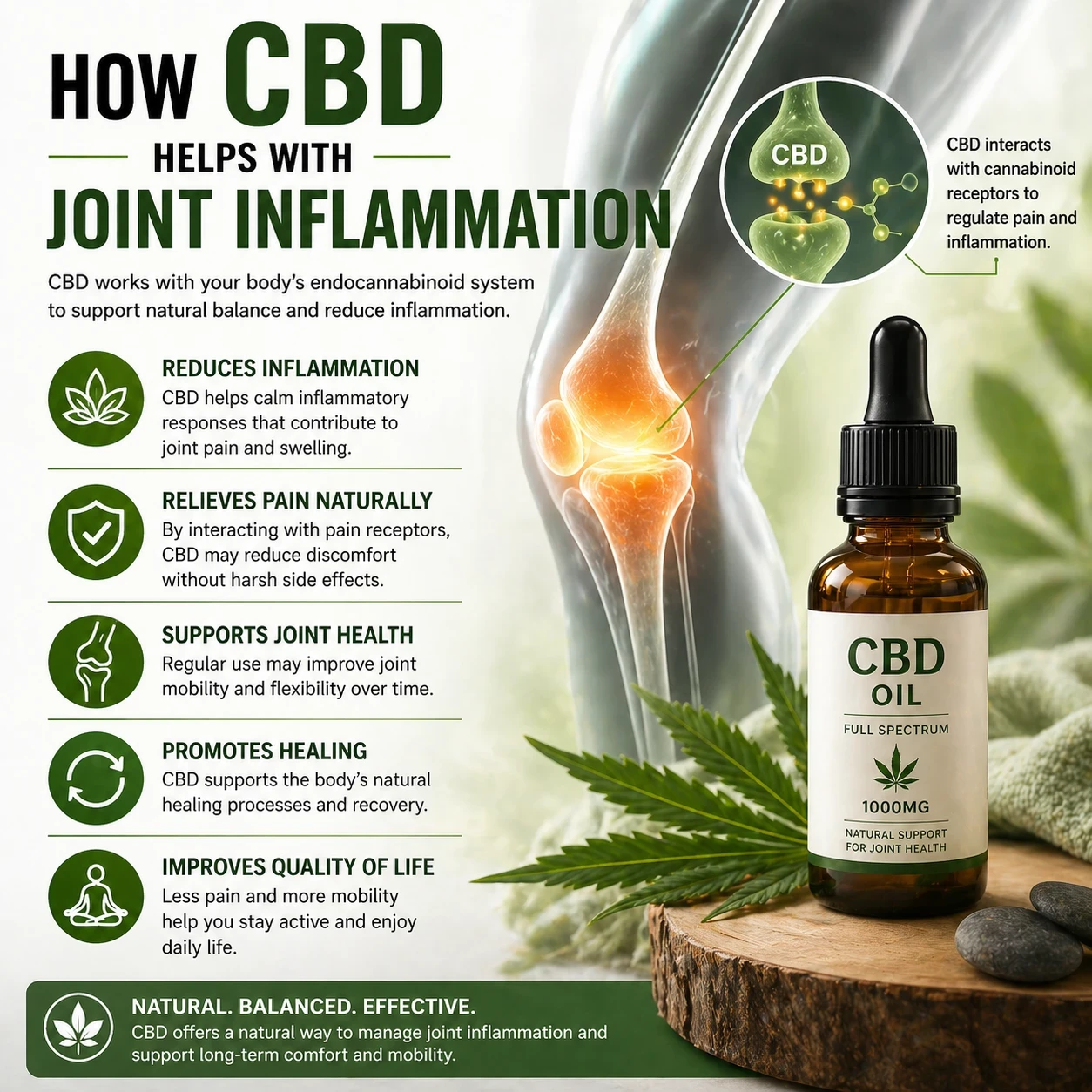 How CBD helps with joint inflammation image